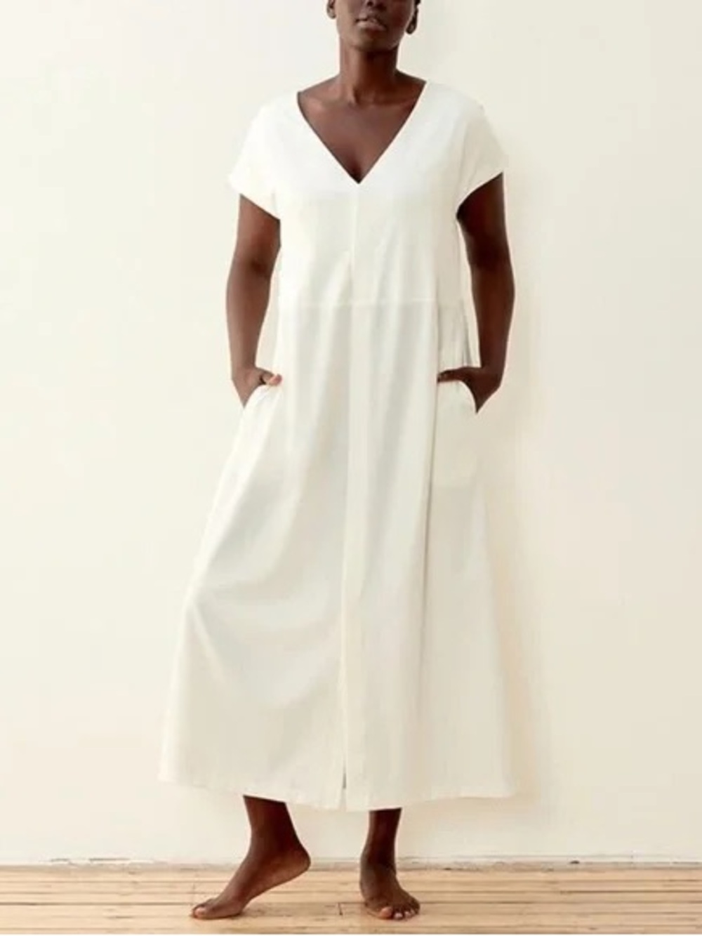 ADAY Super Swish Midi Dress style odr-crm-21md